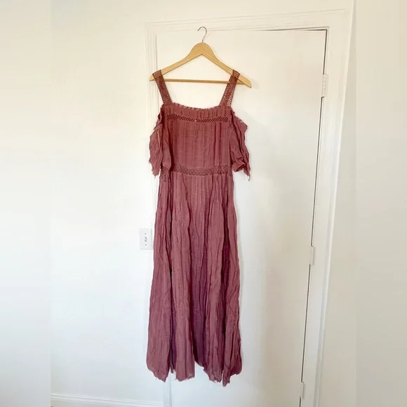 free people linen maxi dress - Picture 2 of 6